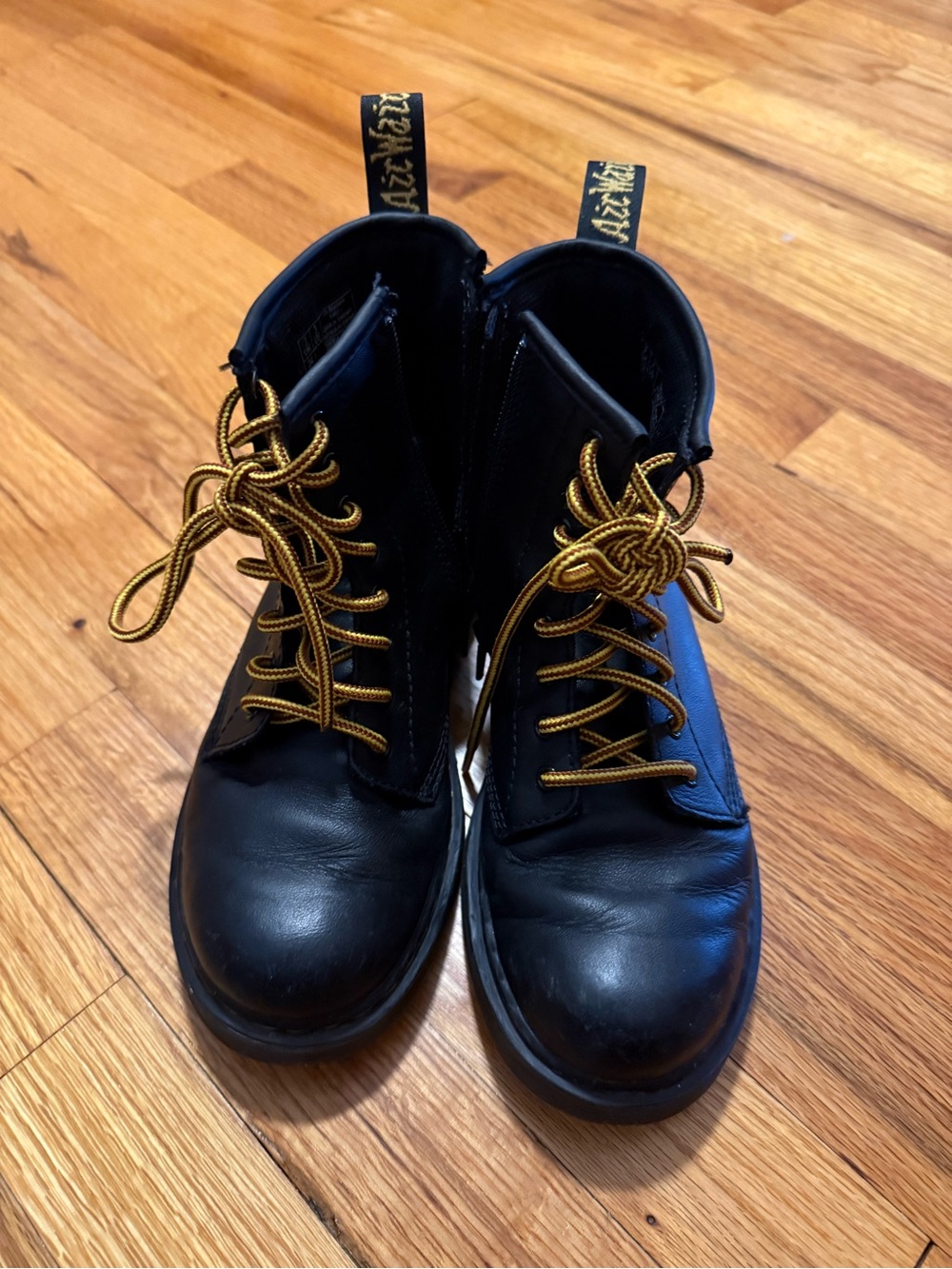 Dr. Martens Kid’s Lace-Up Black Boots Size 3